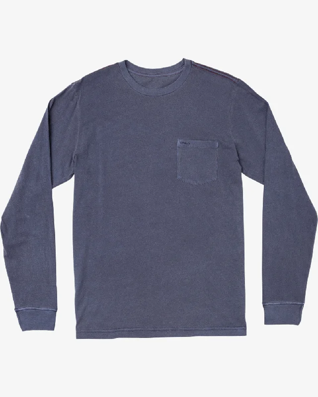 PTC Pigment Long Sleeve Tee - Moody Blue