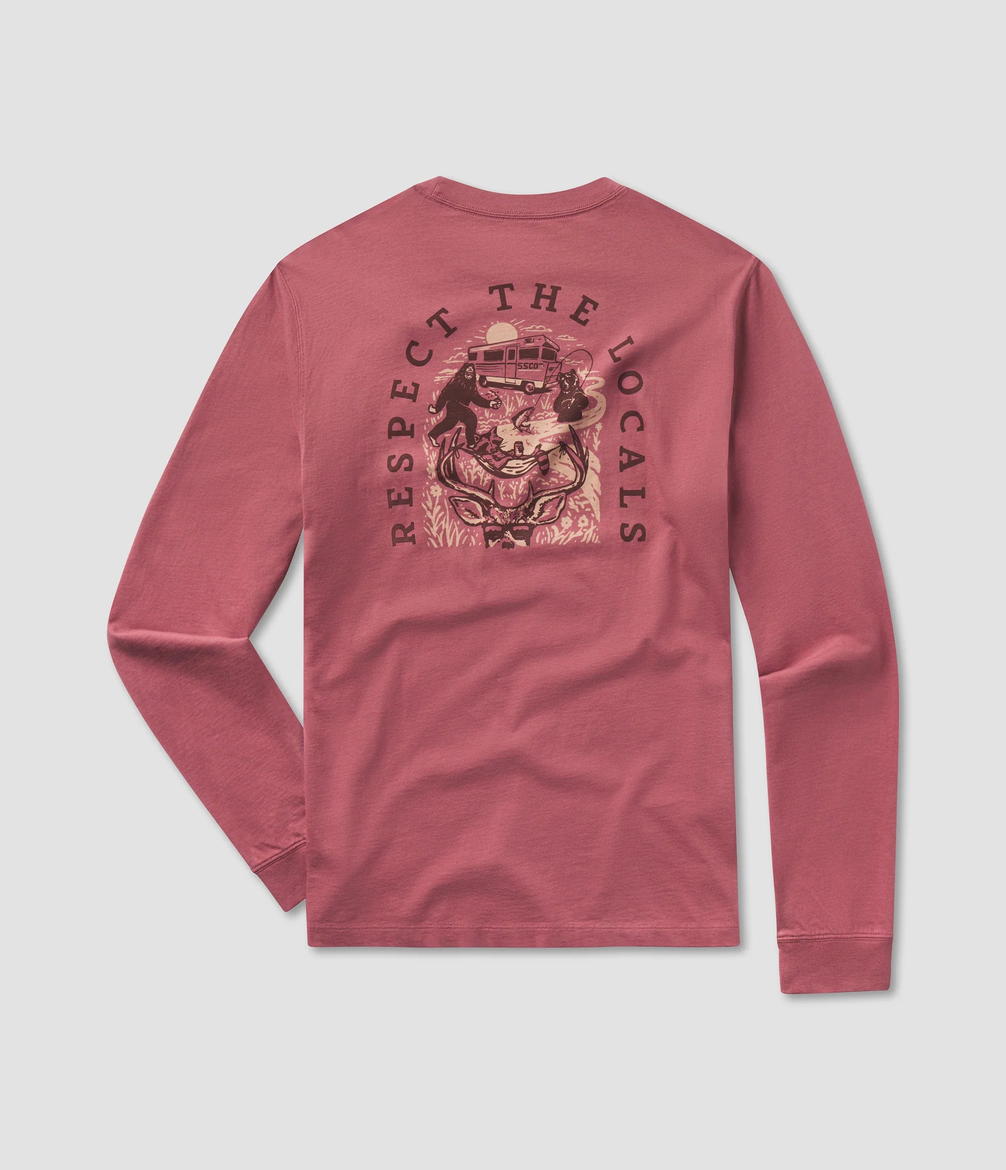 Respect the Locals Long Sleeve Tee by Southern Shirt Co.