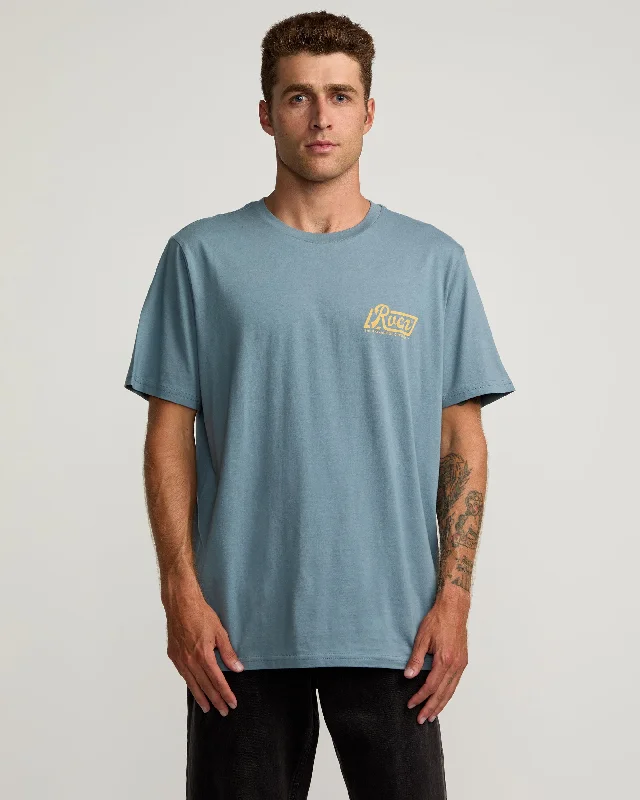 Signature Short Sleeve Tee - Industrial Blue