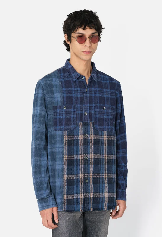 Silverado Paneled Plaid / Blue X Black