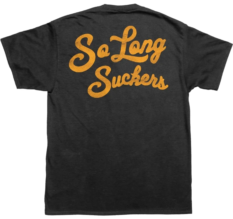 The SO LONG SUCKERS Classic Fit Tee - BLACK