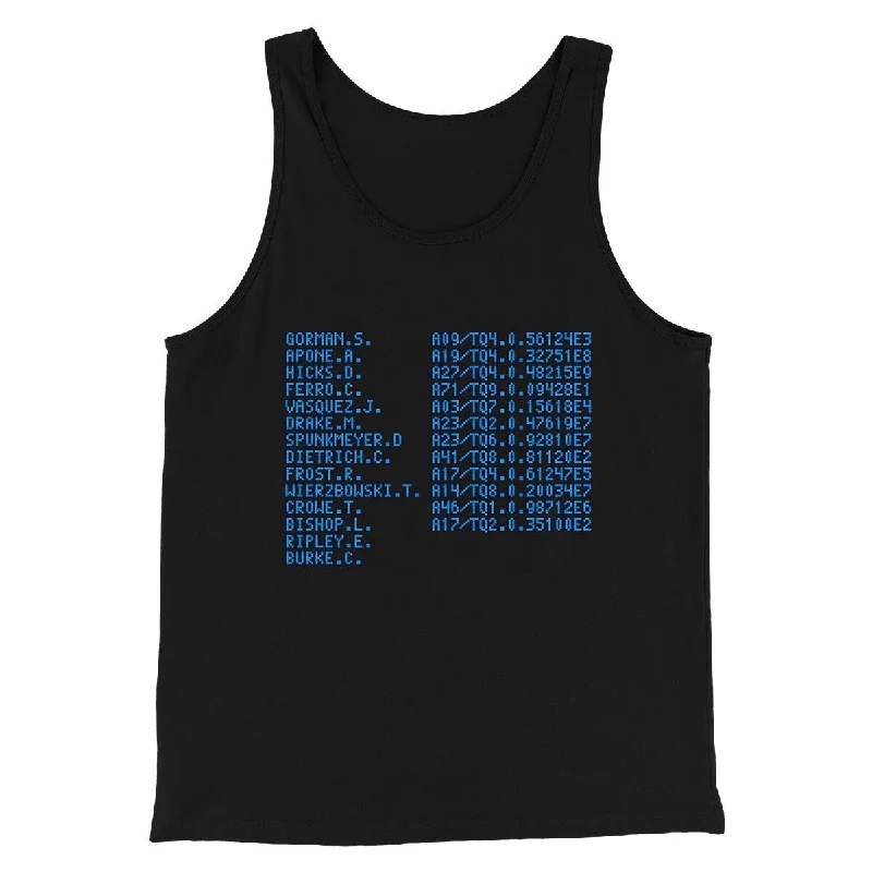 Uss Sulaco Crew List Men/Unisex Tank Top