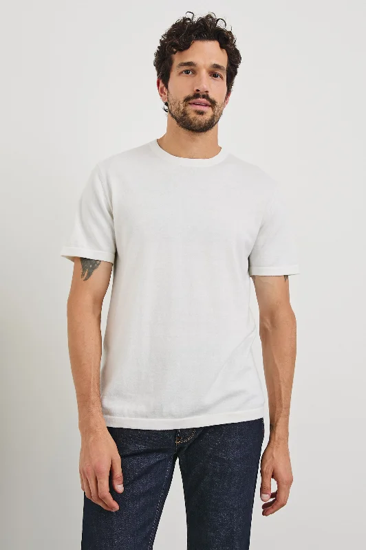 MASON COTTON CASHMERE T-SHIRT - CREAM