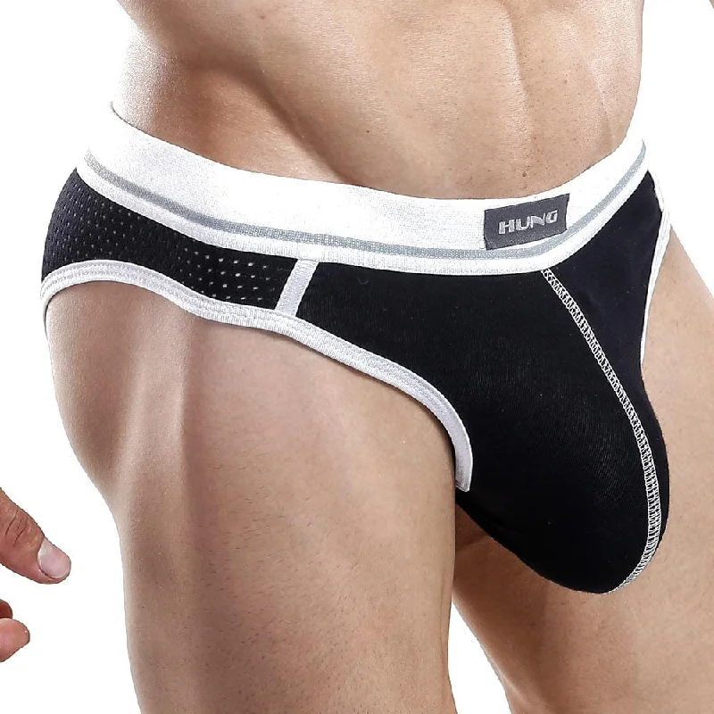 Men cotton boxer shorts-Hung HGI004 Bkini Brief