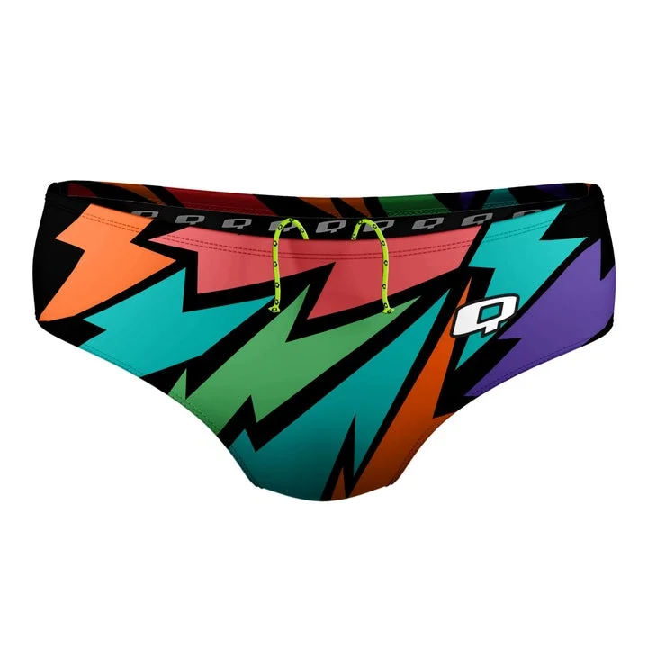 Stylish low-rise boxer briefs for men-Q Swimwear Double Strike Brief