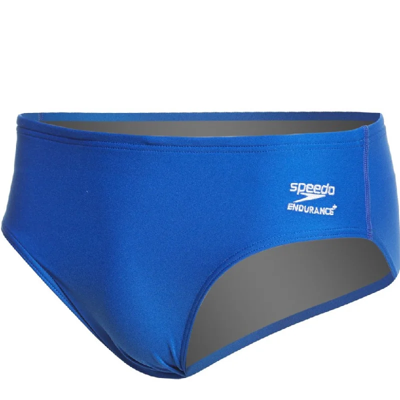 Men boxer shorts for everyday wear-Speedo Solid Endurance Brief Youth